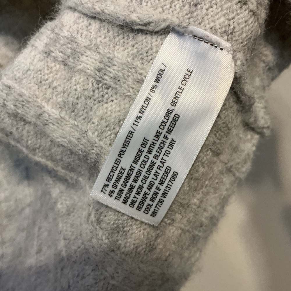 Wild Fable Light Gray Ribbed Cardigan - Picture 7 of 8